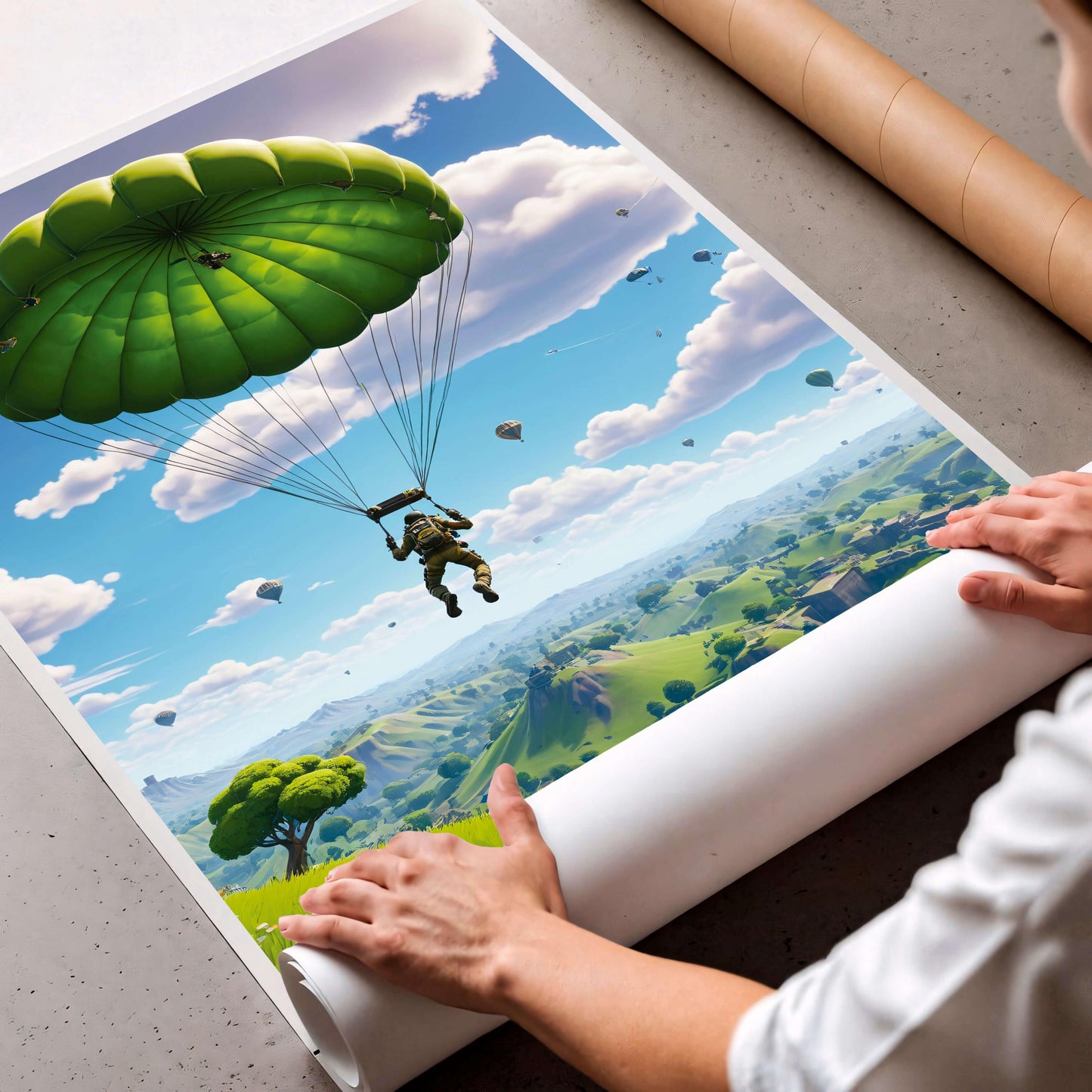 Poster Fortnite Battle Royale, Wall Art Gamer, Decro Room