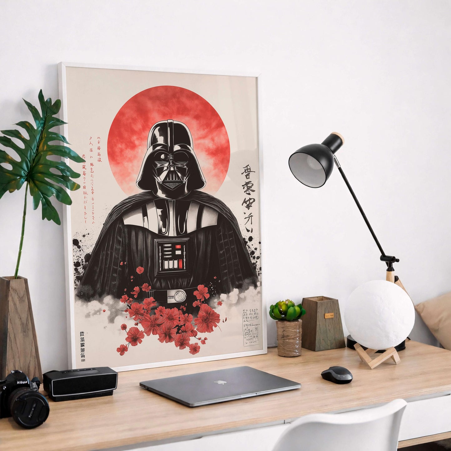 Wall Art Dark Vader Japanese, Fans Star Wars