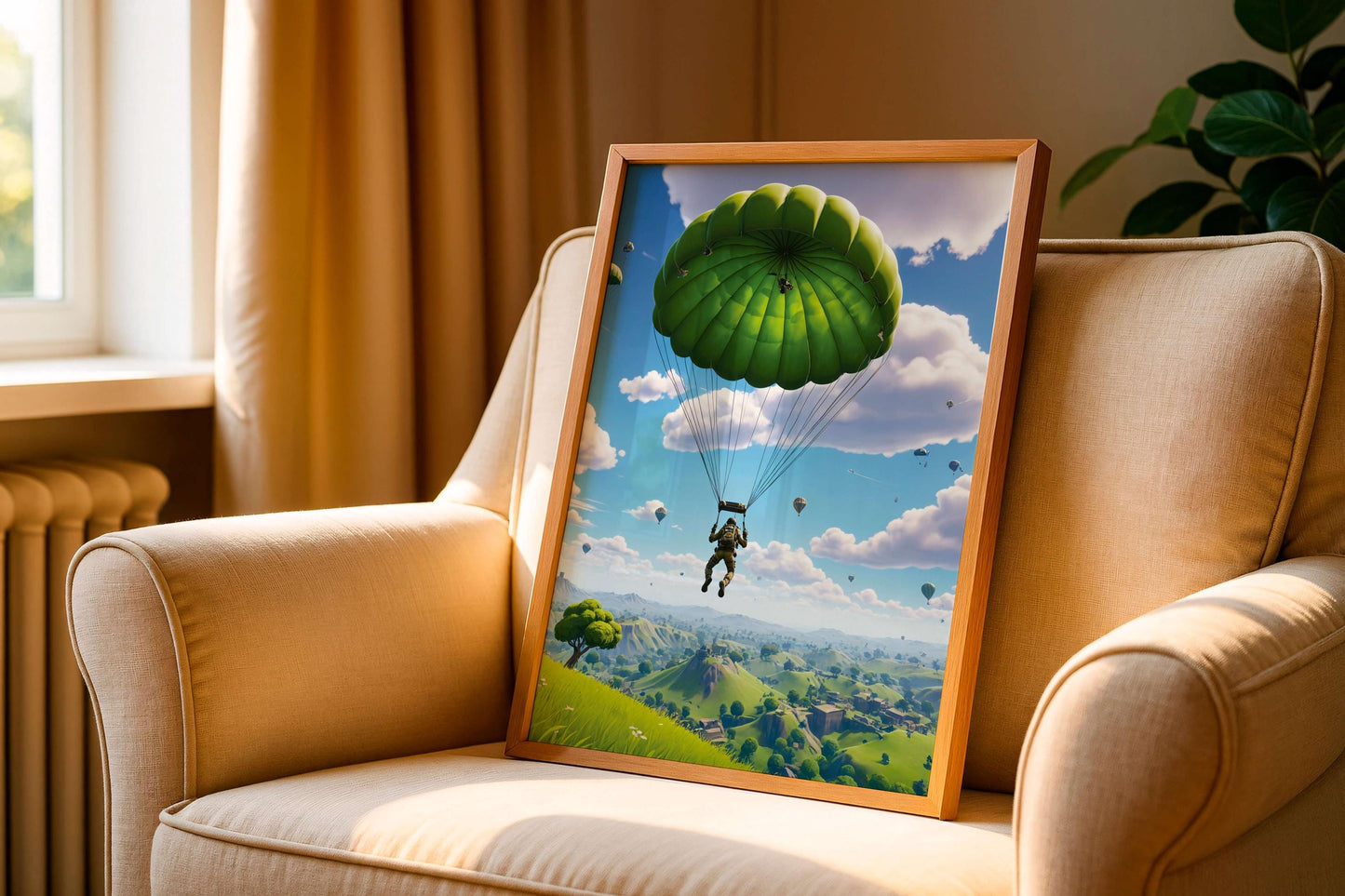 Poster Fortnite Battle Royale, Wall Art Gamer, Decro Room