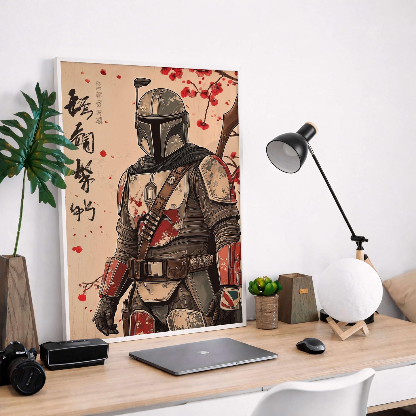 The Mandalorian Poster, Art Print, Star Wars Decor