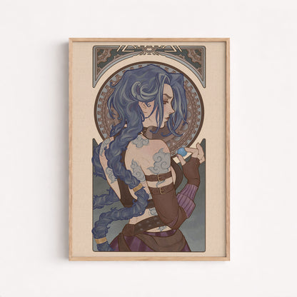 Arcane Inspired Poster, Gaming Room Wall Art Decor