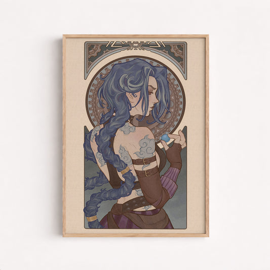 Arcane Inspired Poster, Gaming Room Wall Art Decor
