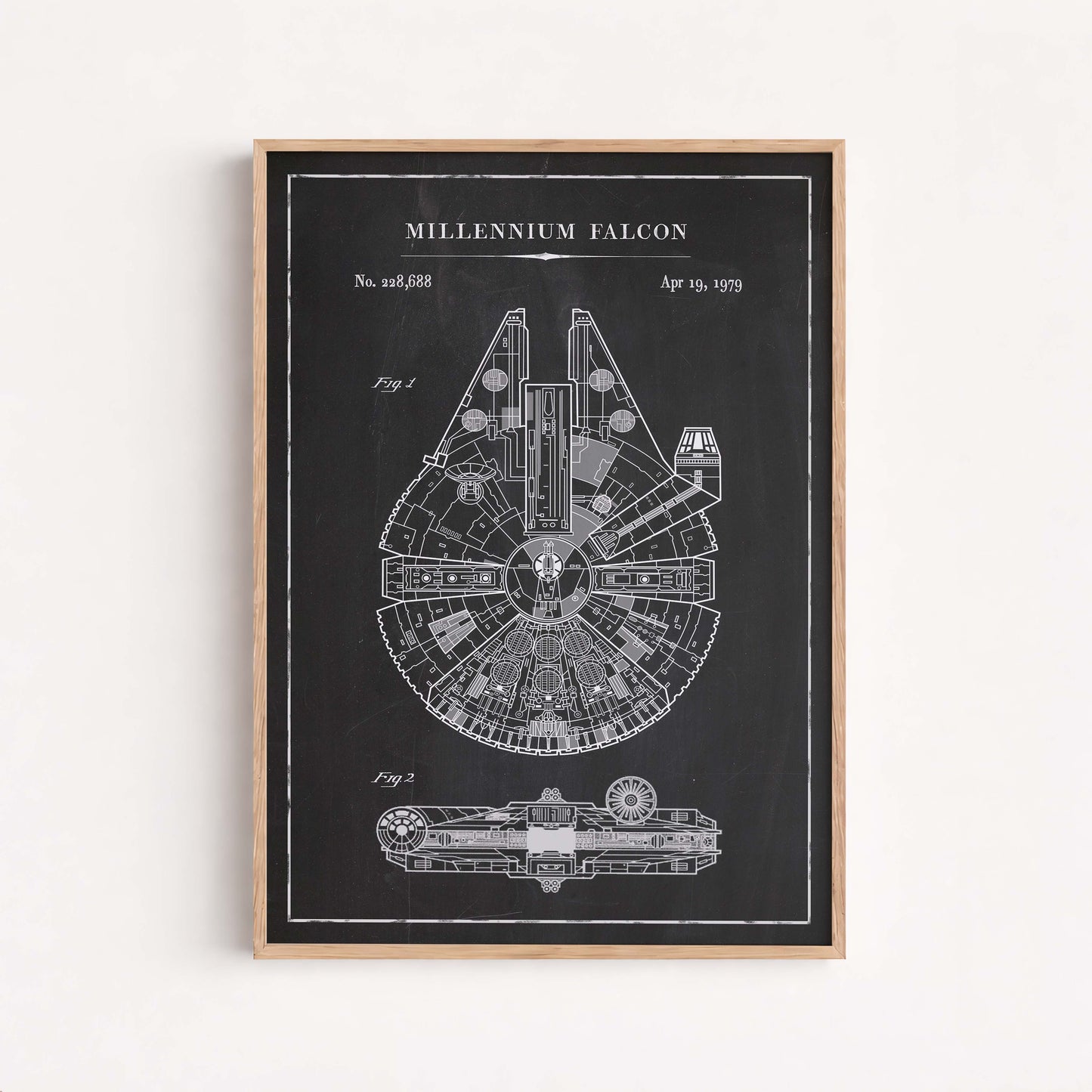Blueprints Poster Stars Wars Sci, Fi Starship Schematics Art Print