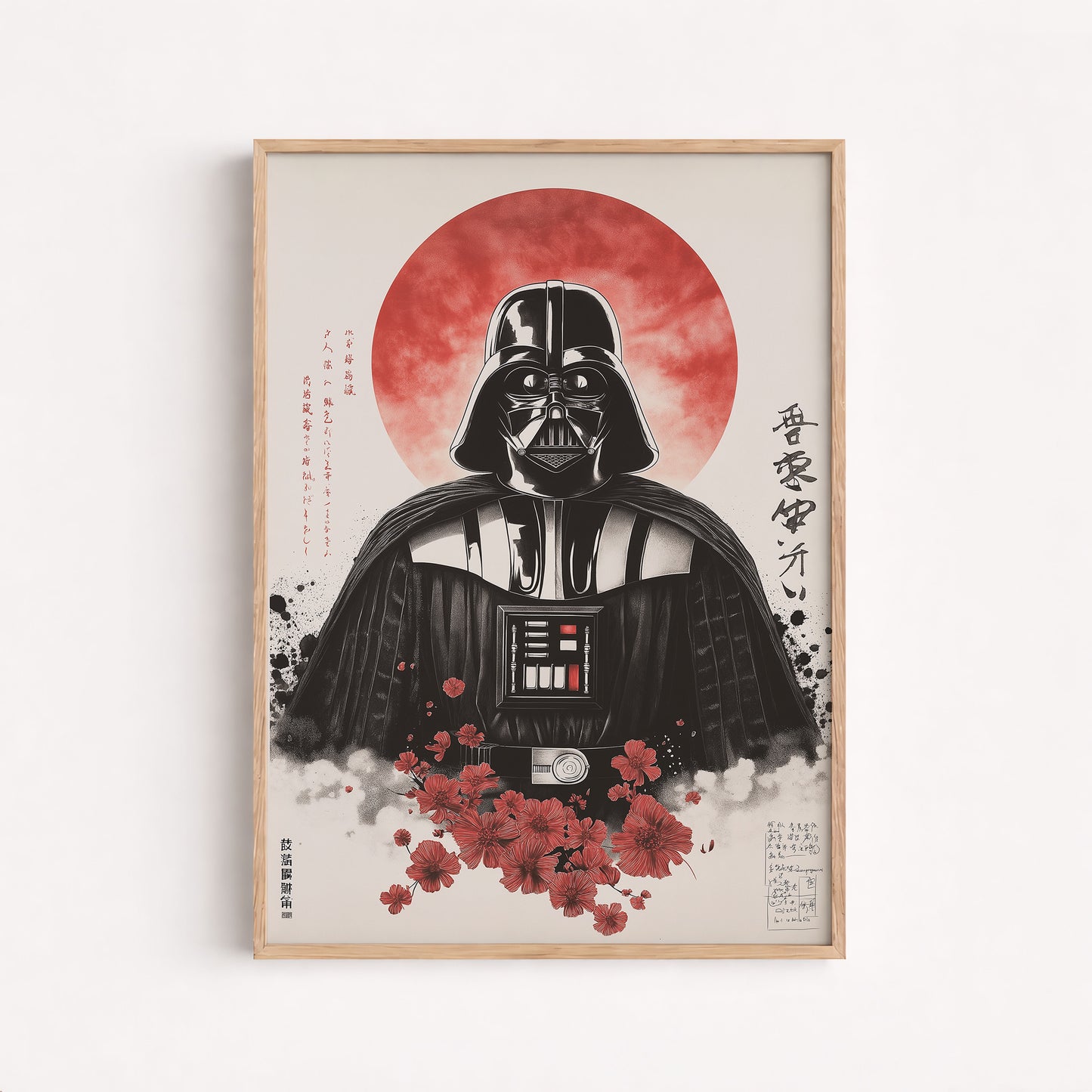 Wall Art Dark Vader Japanese, Fans Star Wars