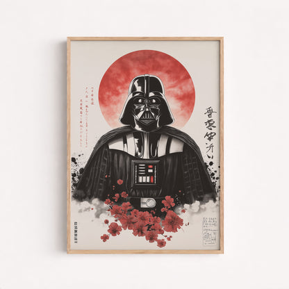 Wall Art Dark Vader Japanese, Fans Star Wars