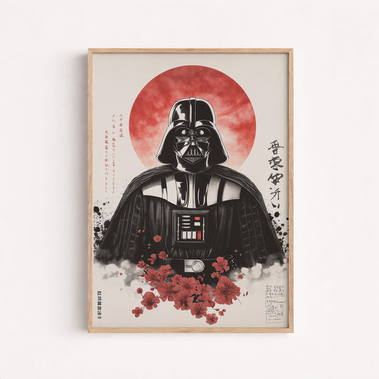 Wall Art Dark Vader Japanese, Fans Star Wars