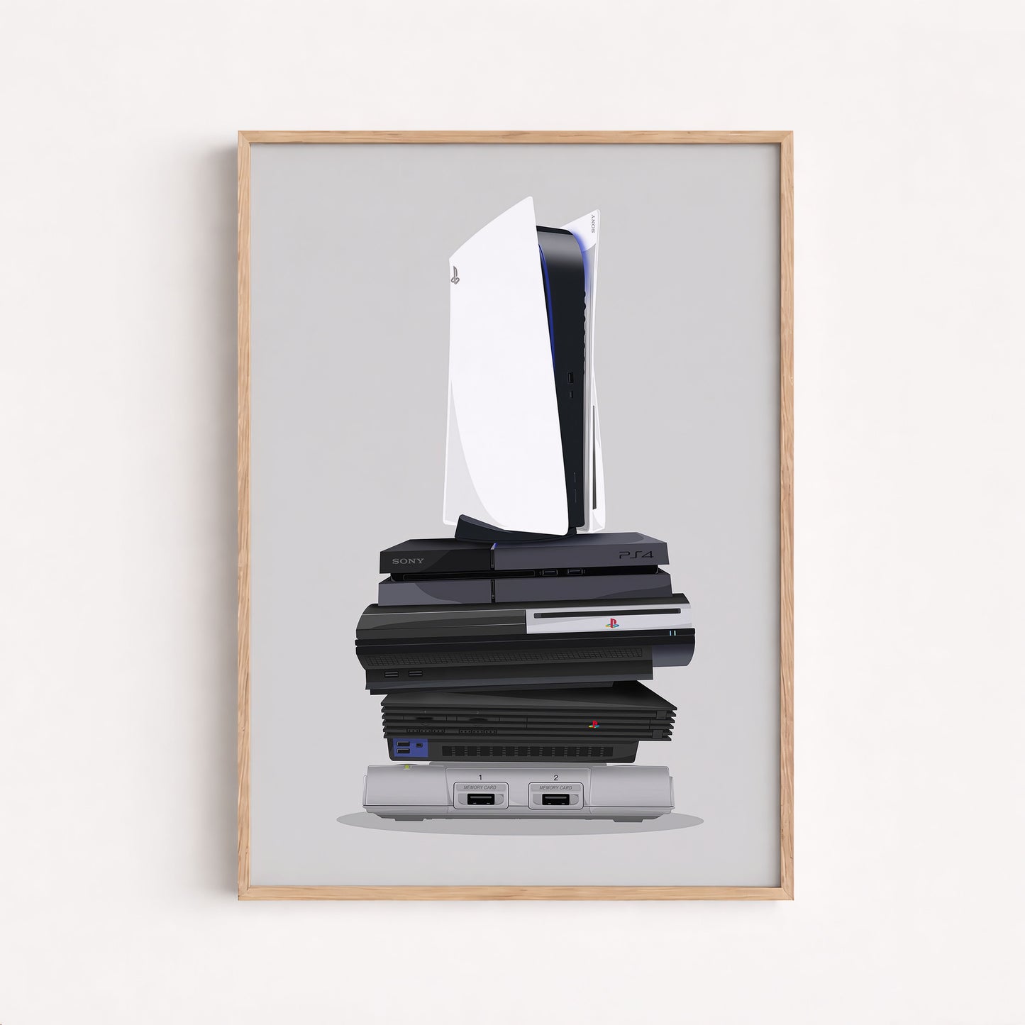Evolution Of Gaming Consoles, Retro To Modern Game System Art
