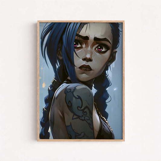 Arcane Inspired Poster, Gaming Room Wall Art Decor