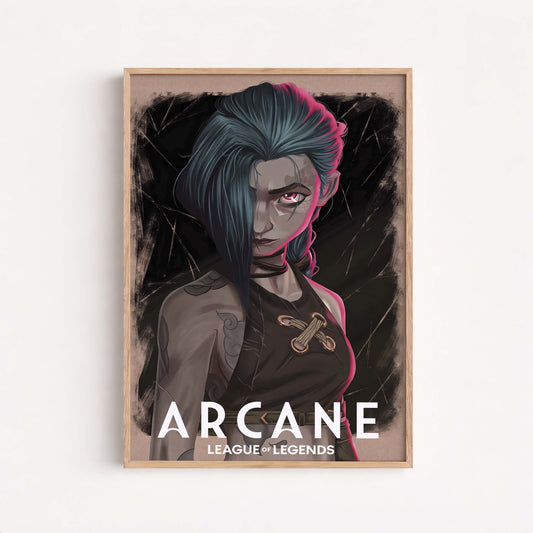 Arcane Inspired Poster, Gaming Room Wall Art Decor