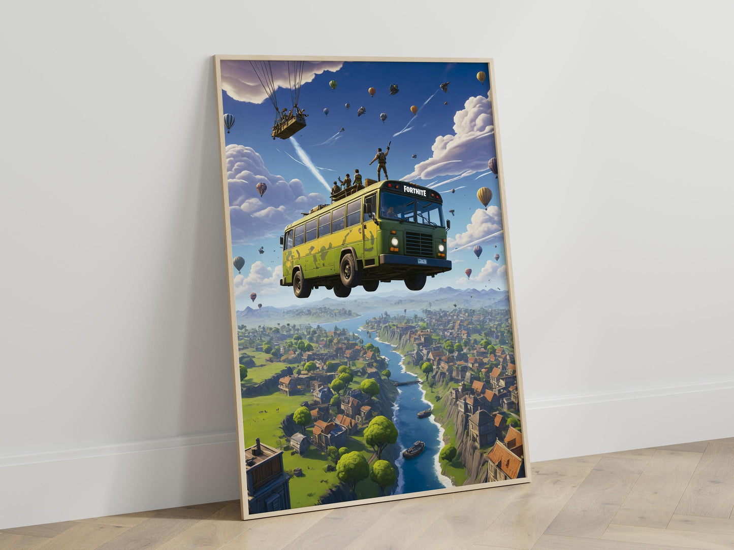 Fortnite Battle Royale Art Print, Gamer Room Wall Art, Gift Him