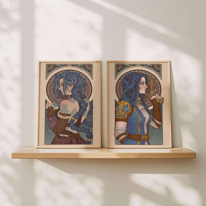 Poster Arcane Inspired Wall Art, Tv Series Anime, Decor Room
