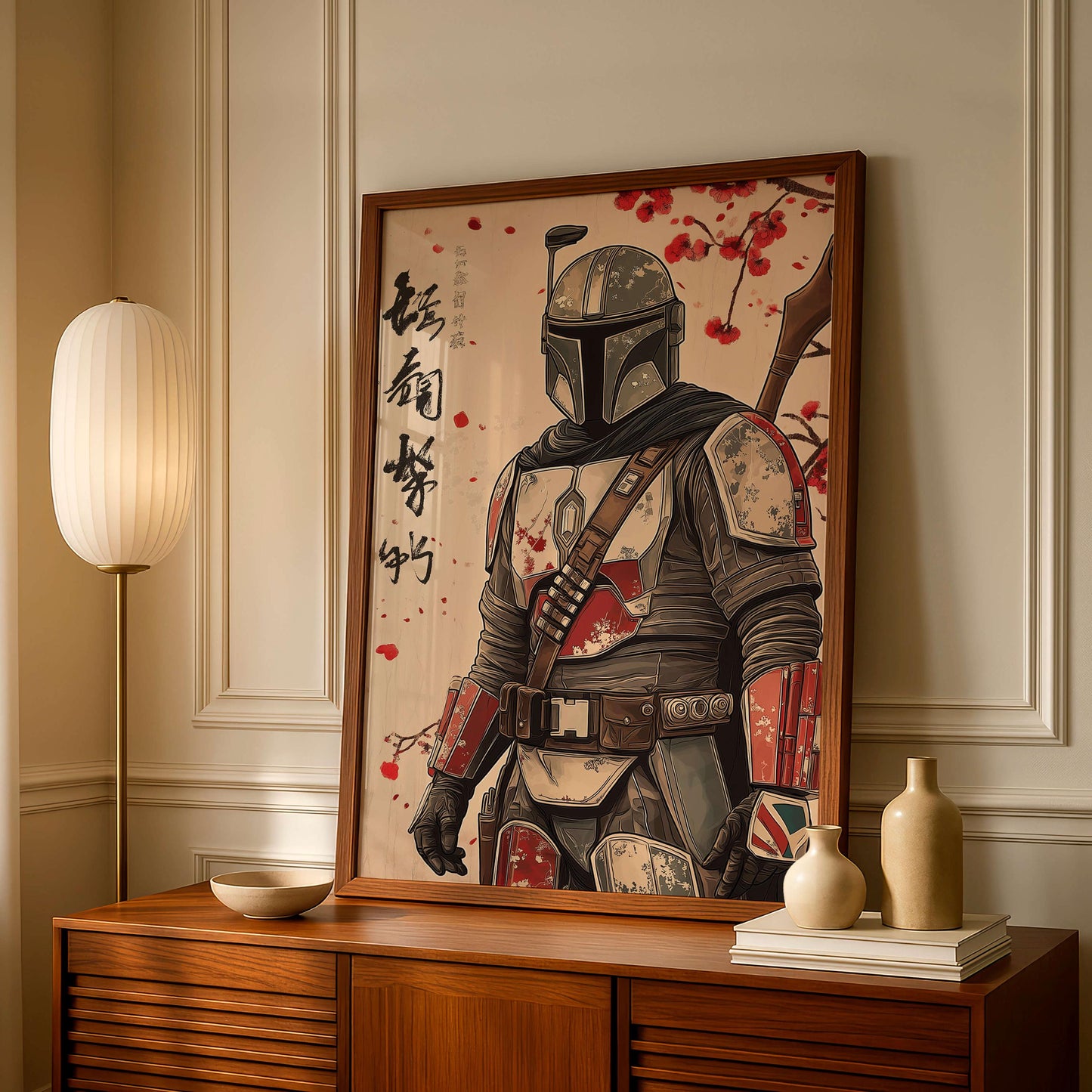 The Mandalorian Poster, Art Print, Star Wars Decor