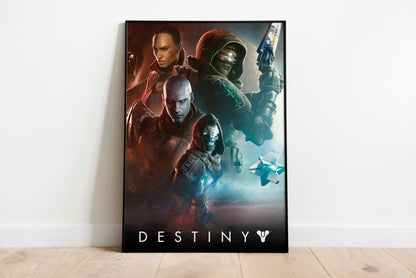 Destiny 2 Poster Futuristic Gaming Wall Art Galactic Room Decor Cosmic Adventure Print