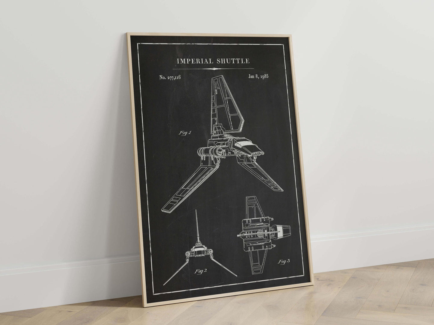 Blueprints Poster Stars Wars Sci, Fi Starship Schematics Art Print