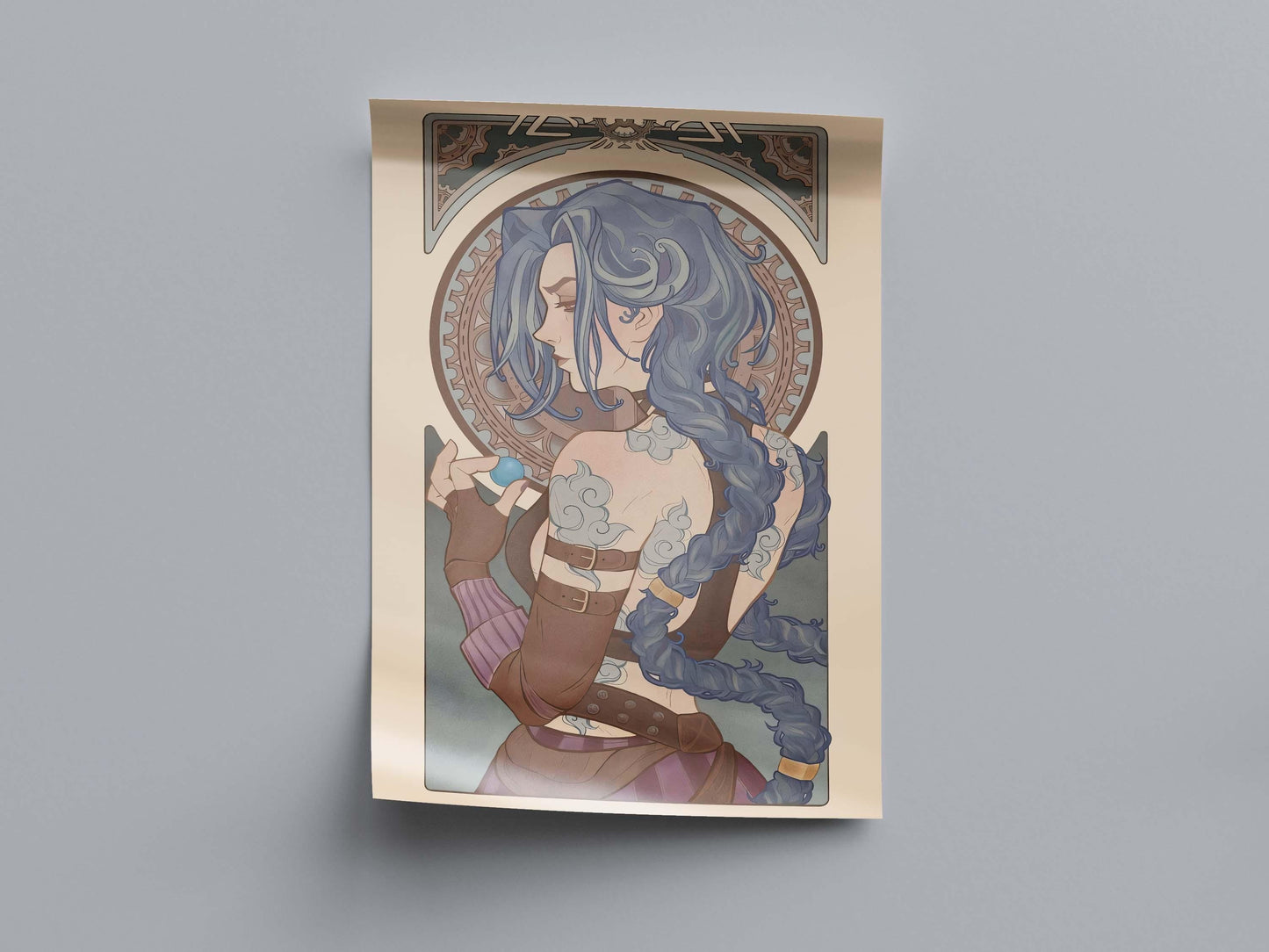 Poster Arcane Inspired Wall Art, Tv Series Anime, Decor Room
