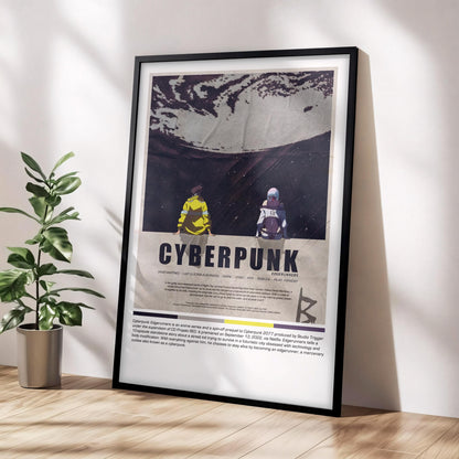 Cyberpunk Night City (Cyberpunk 2077) Poster: Retro Sci-Fi Wall Art
