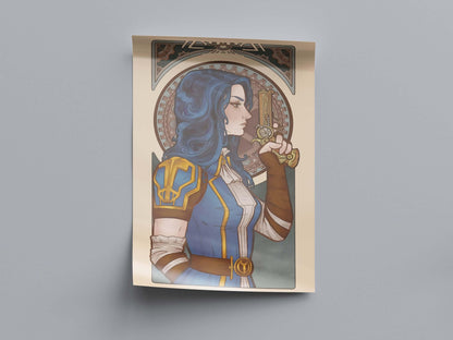 Poster Arcane Inspired Wall Art, Tv Series Anime, Decor Room