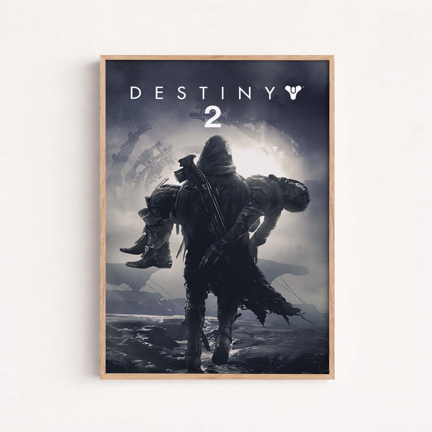 Destiny 2 Poster Futuristic Gaming Wall Art Galactic Room Decor Cosmic Adventure Print
