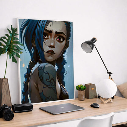 Arcane Inspired Poster, Gaming Room Wall Art Decor