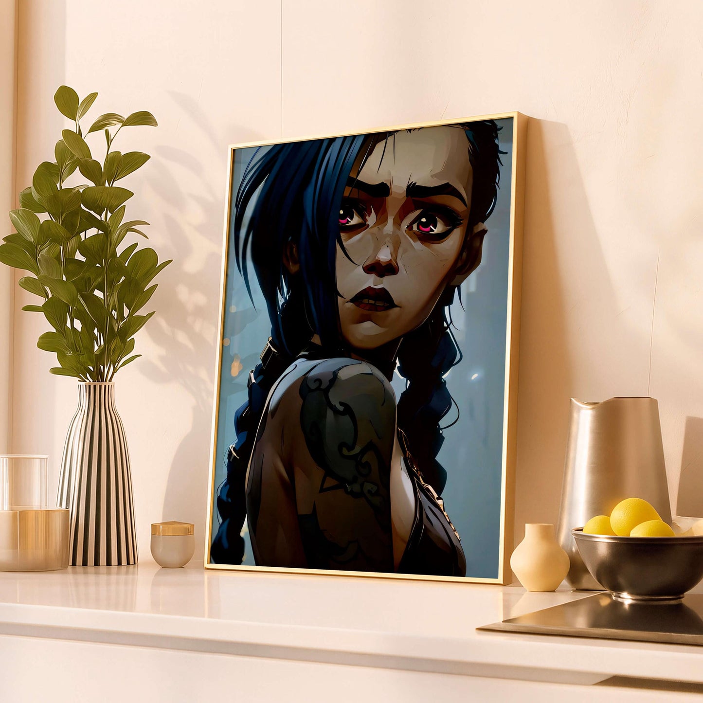 Arcane Inspired Poster, Gaming Room Wall Art Decor