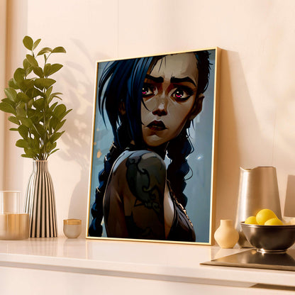 Arcane Inspired Poster, Gaming Room Wall Art Decor