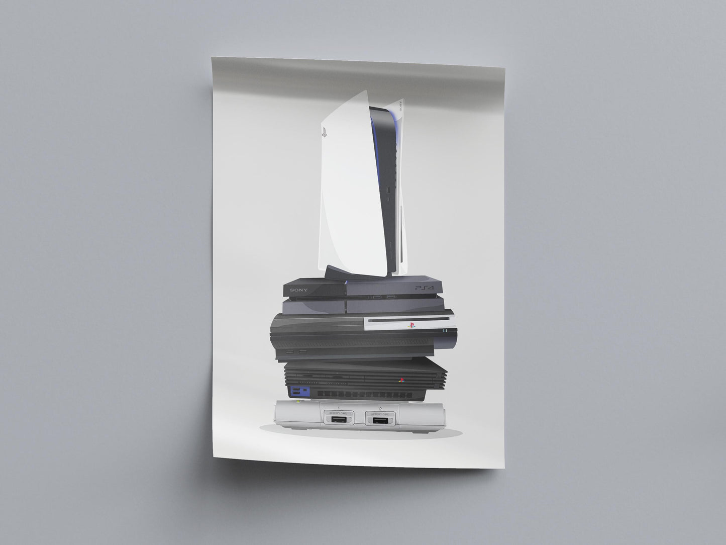Evolution Of Gaming Consoles, Retro To Modern Game System Art