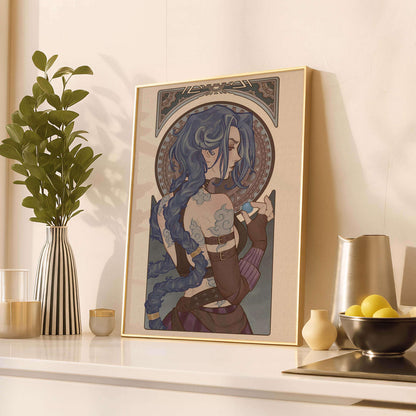Arcane Inspired Poster, Gaming Room Wall Art Decor