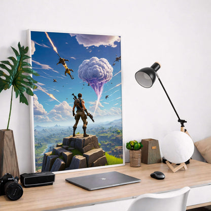 Poster Fortnite Battle Royale, Gamer Wall Art, Game Room, Gamer Decoration, Gift Boys
