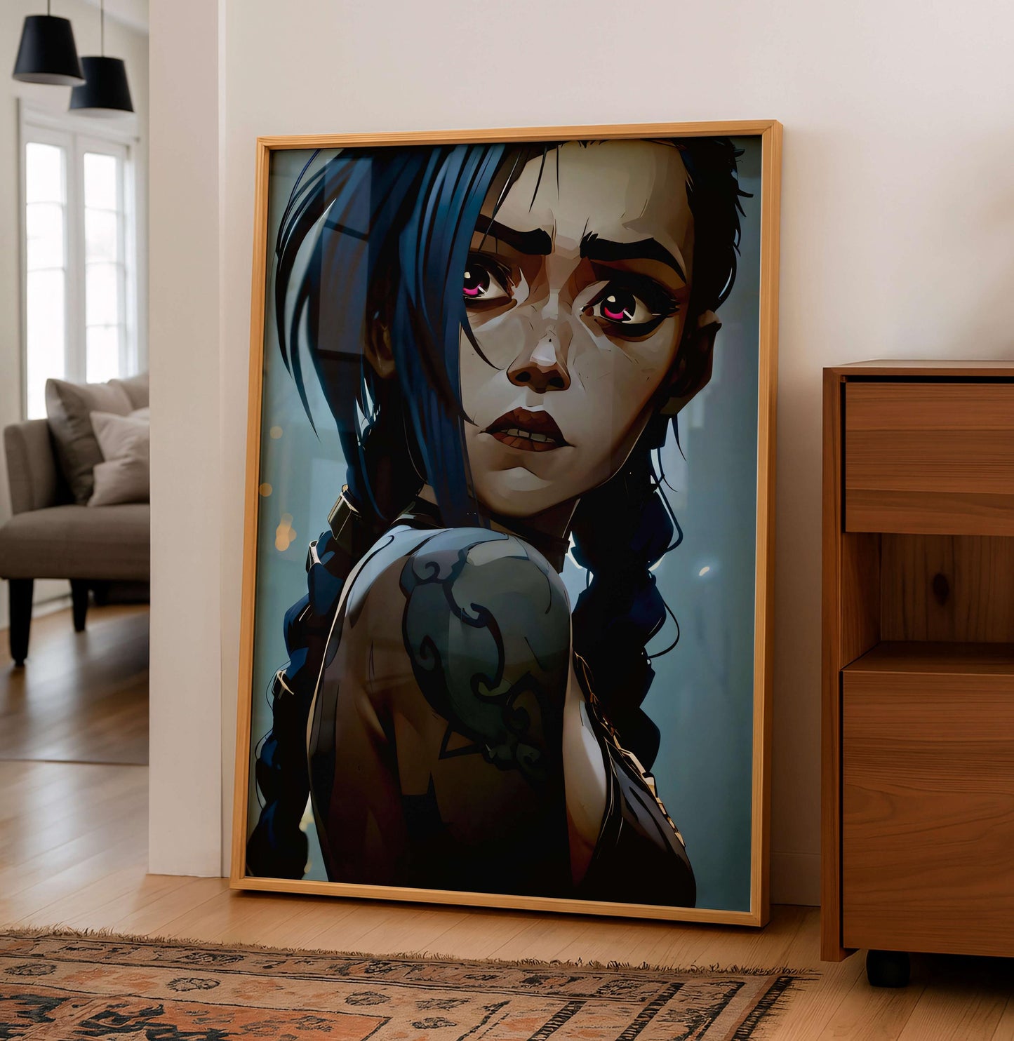 Arcane Inspired Poster, Gaming Room Wall Art Decor