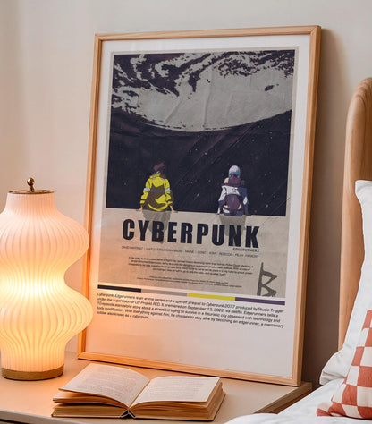 Cyberpunk Night City (Cyberpunk 2077) Poster: Retro Sci-Fi Wall Art