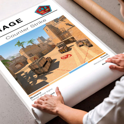 Counter Strike Mirage Posters, Gaming Room Decor, Printable Gift