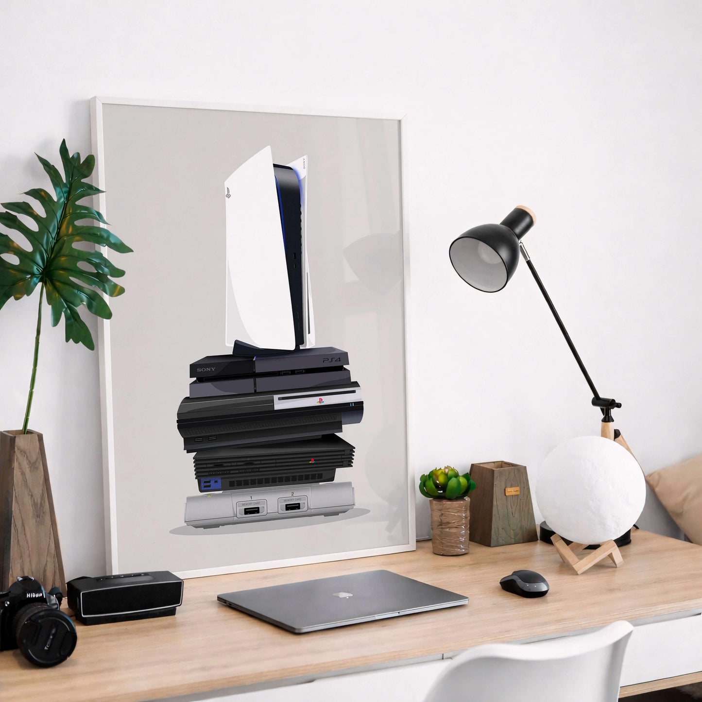 Evolution Of Gaming Consoles, Retro To Modern Game System Art