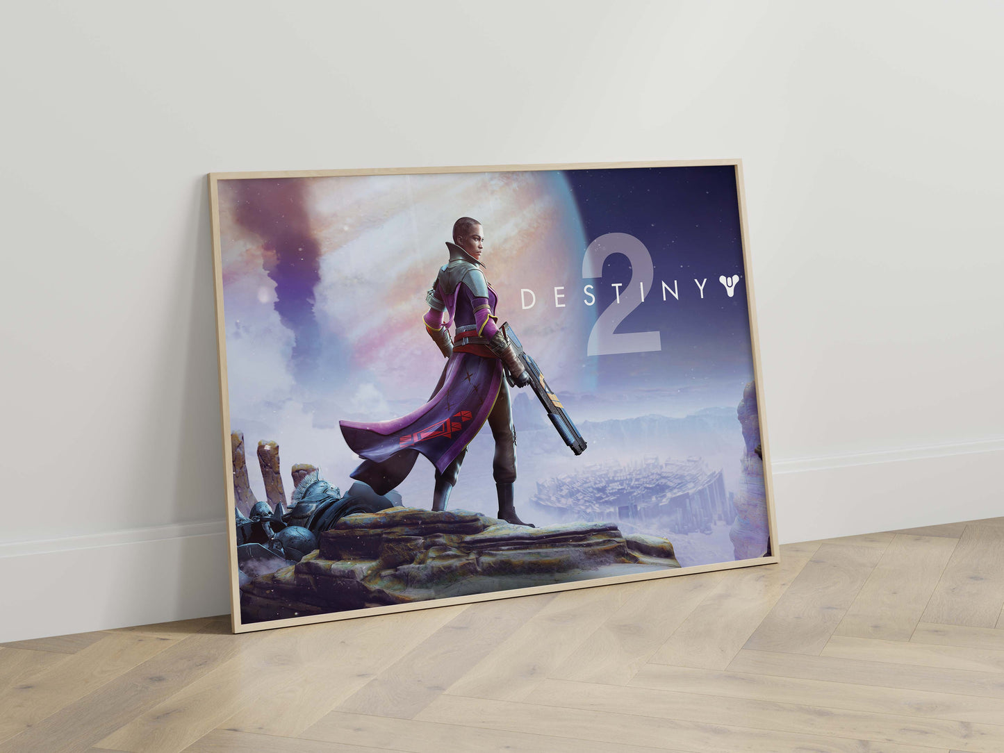 Destiny 2 Poster Futuristic Gaming Wall Art Galactic Room Decor Cosmic Adventure Print