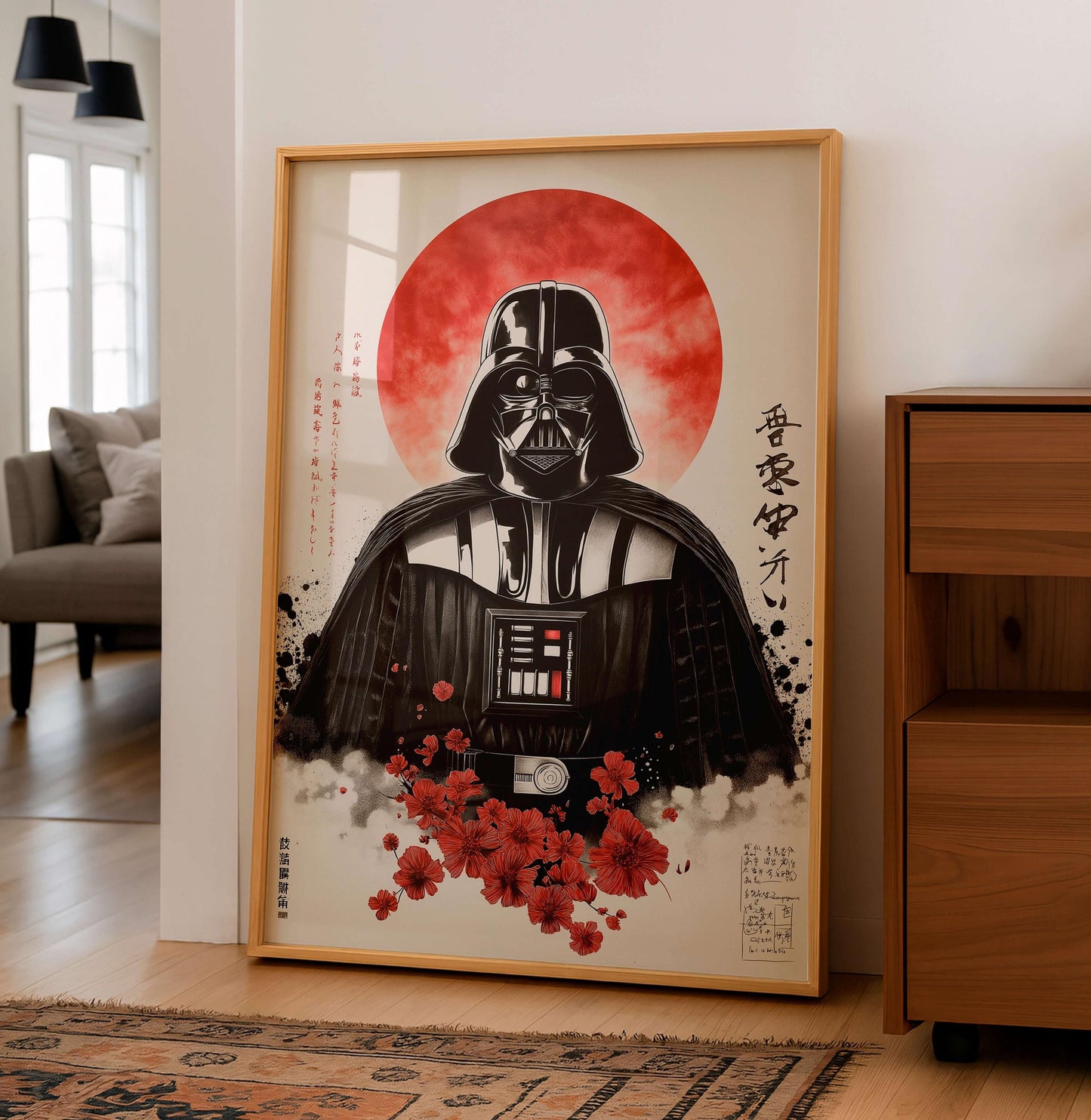 Wall Art Dark Vader Japanese, Fans Star Wars