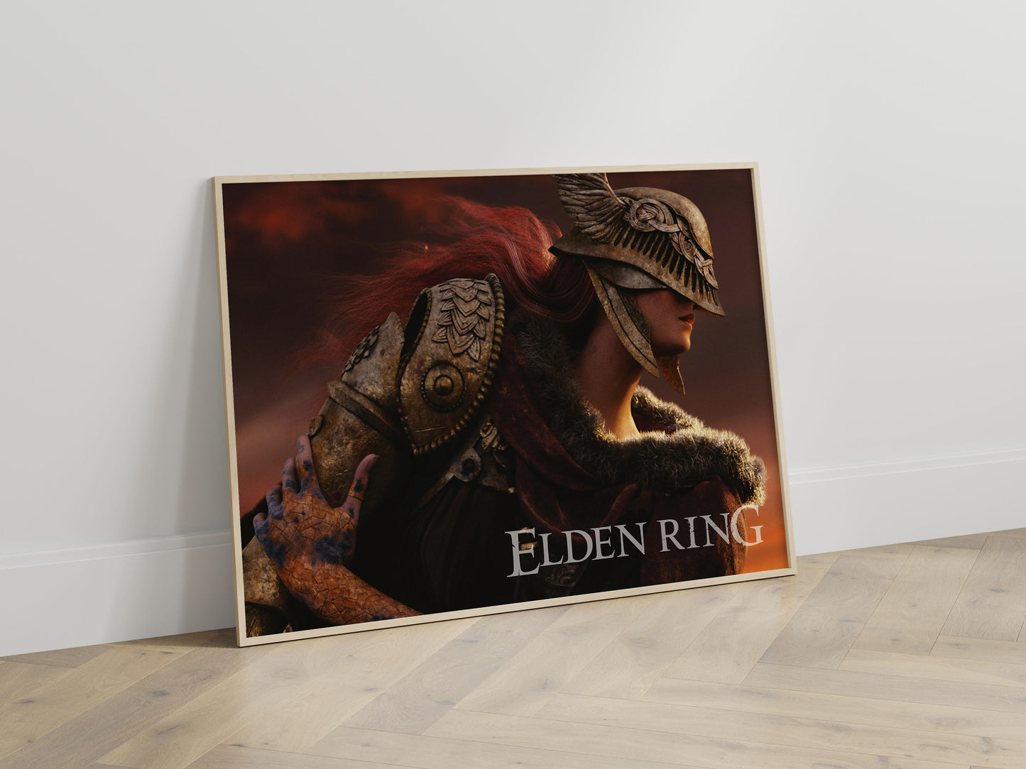 Elden Ring Valkyrie Warrior Poster Dark Fantasy Wall Art Medieval Gamer Room Decor Epic Game Print