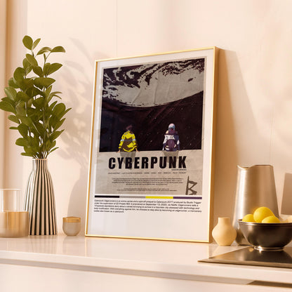 Cyberpunk Night City (Cyberpunk 2077) Poster: Retro Sci-Fi Wall Art
