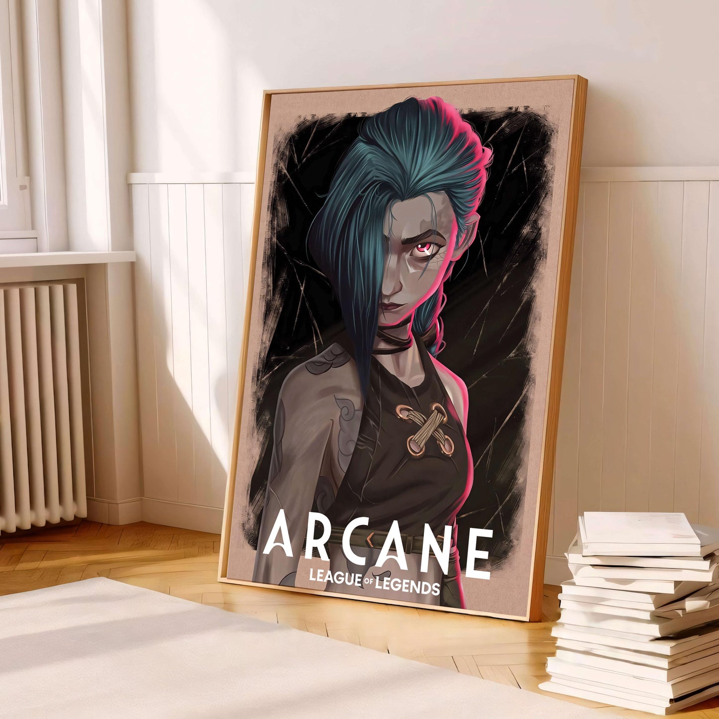 Arcane Inspired Poster, Gaming Room Wall Art Decor