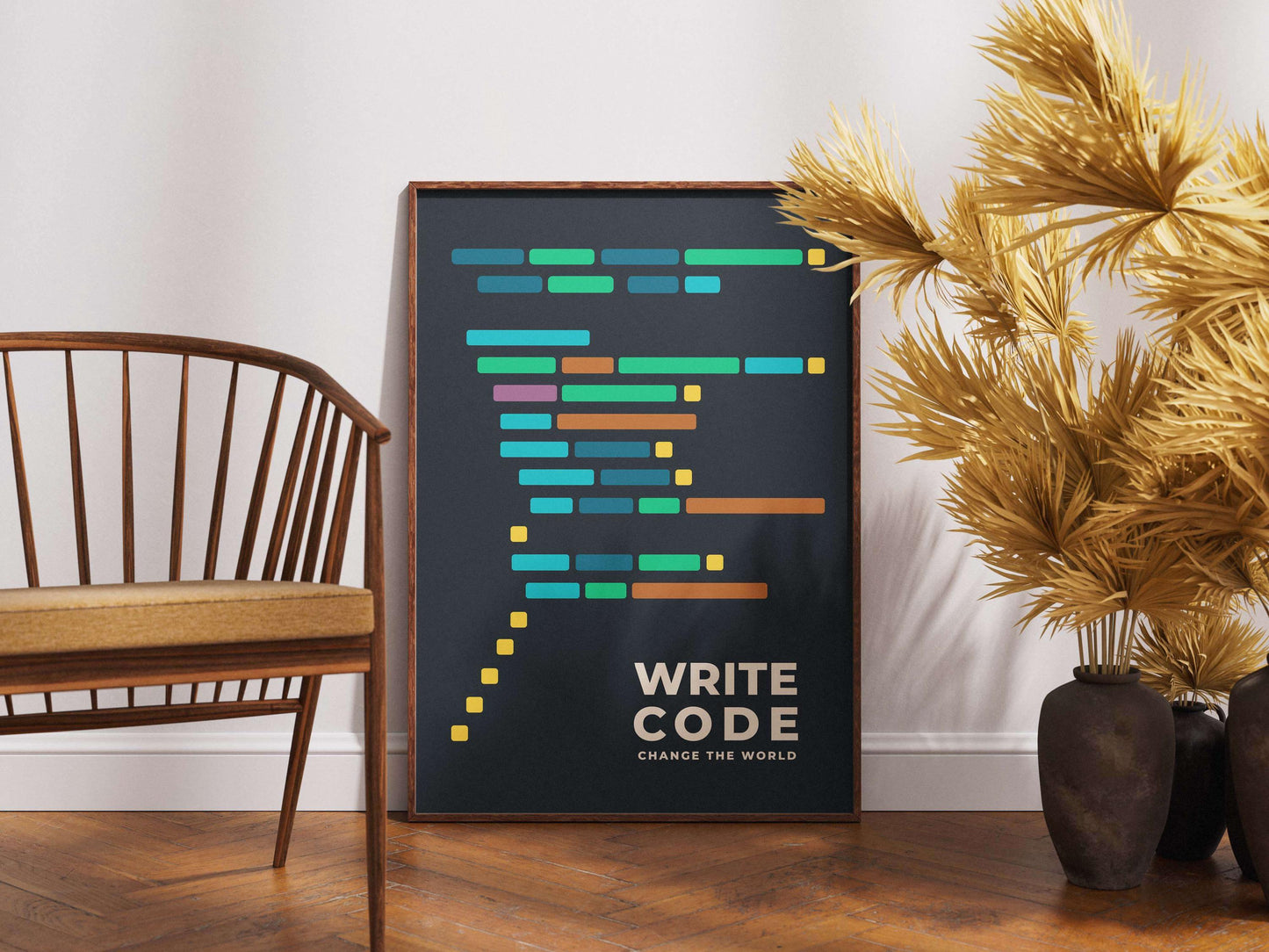 Code Definition Art Print, Programmer Wall Art, Modern Tech Office Decor