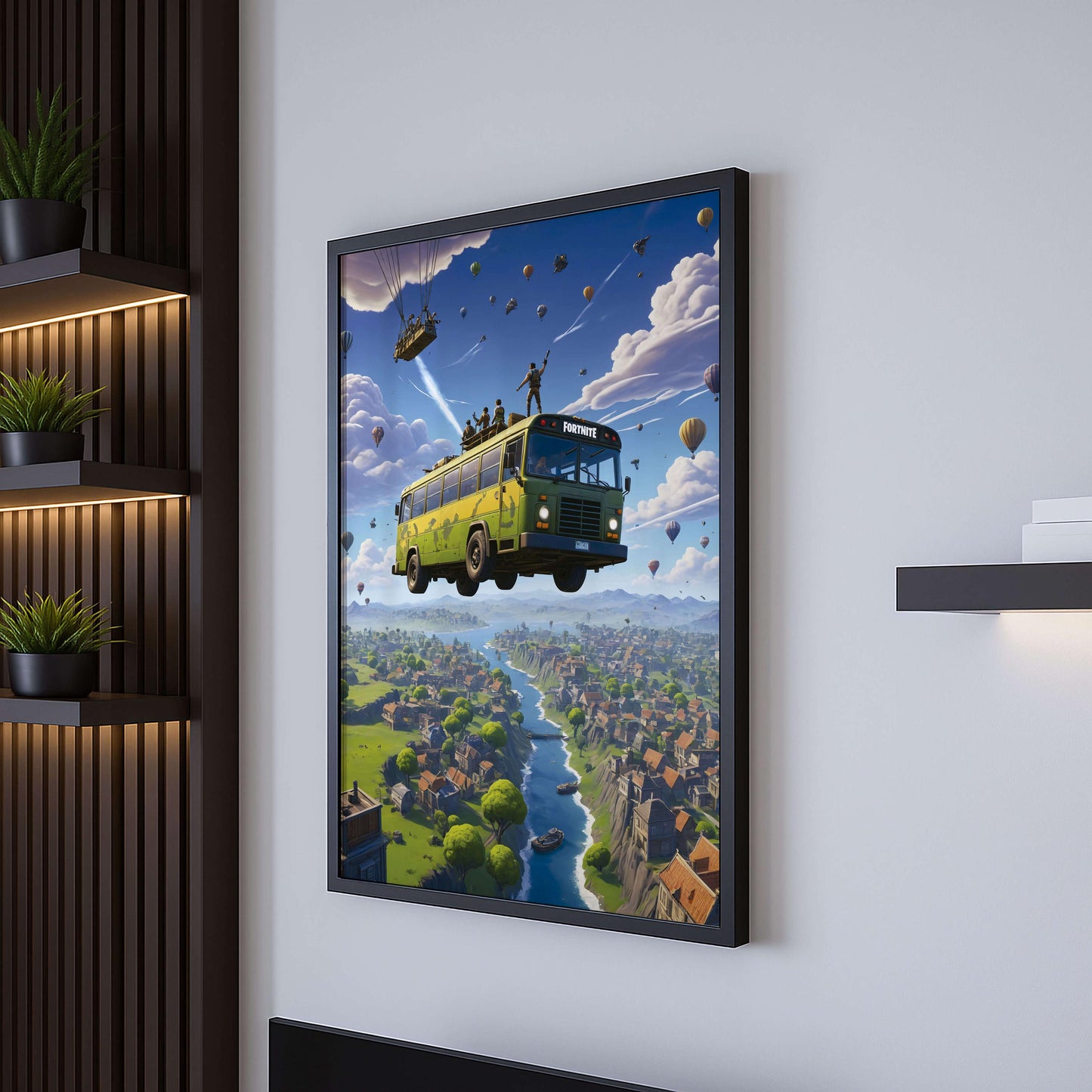 Fortnite Battle Royale Art Print, Gamer Room Wall Art, Gift Him