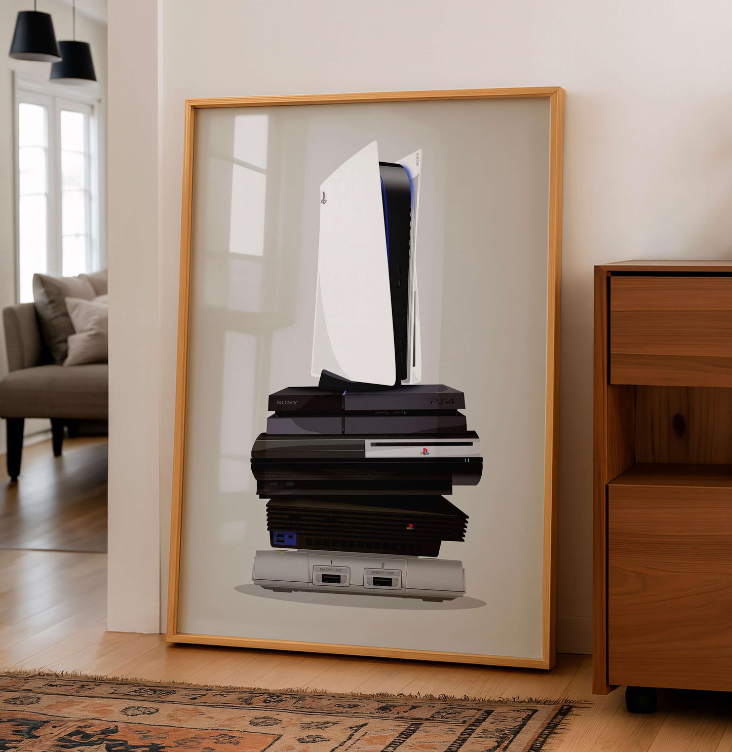 Evolution Of Gaming Consoles, Retro To Modern Game System Art