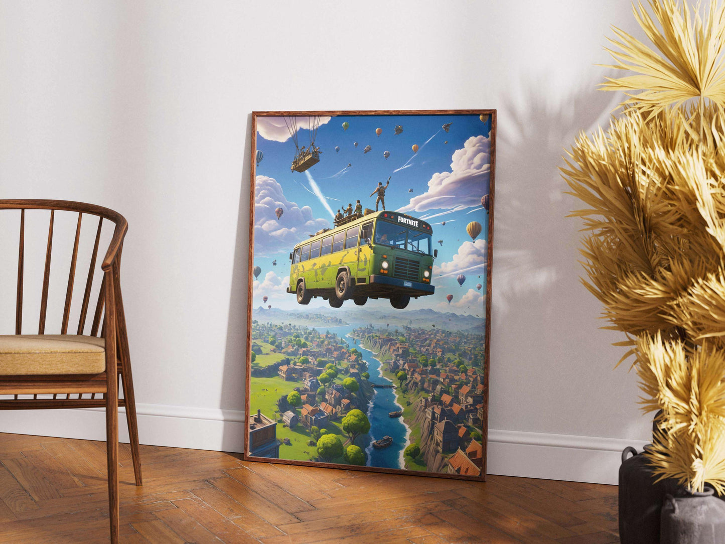 Fortnite Battle Royale Art Print, Gamer Room Wall Art, Gift Him