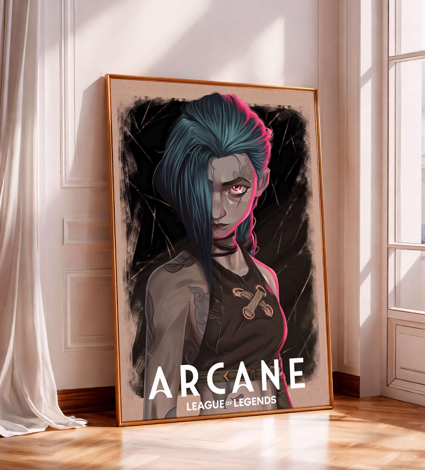 Arcane Inspired Poster, Gaming Room Wall Art Decor