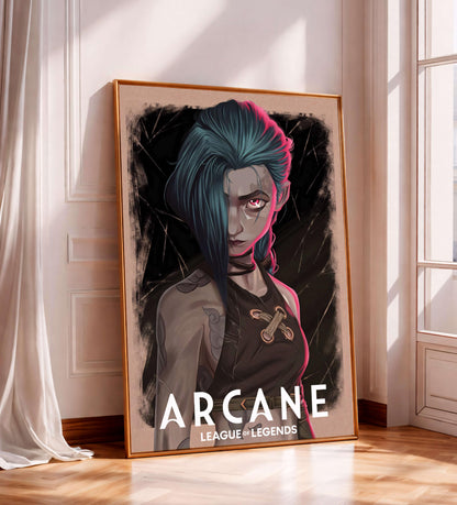 Arcane Inspired Poster, Gaming Room Wall Art Decor
