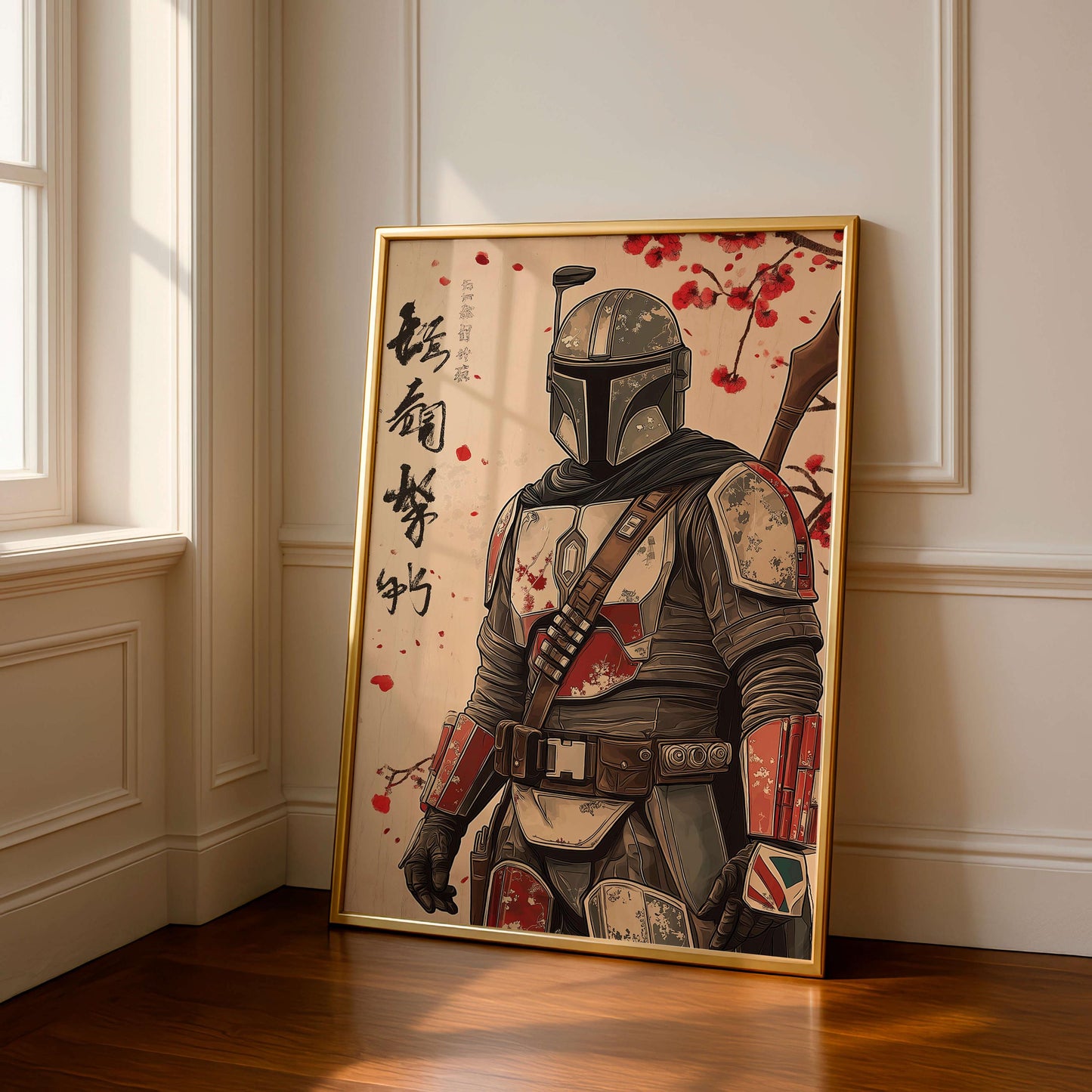 The Mandalorian Poster, Art Print, Star Wars Decor