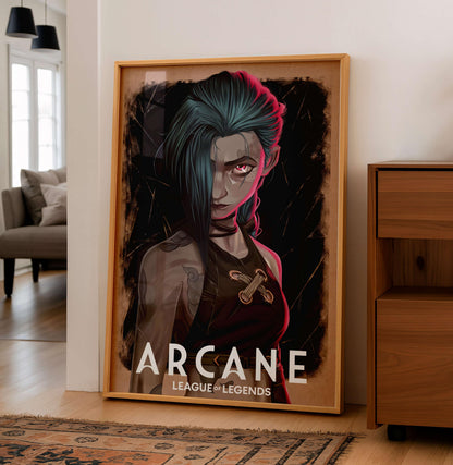 Arcane Inspired Poster, Gaming Room Wall Art Decor