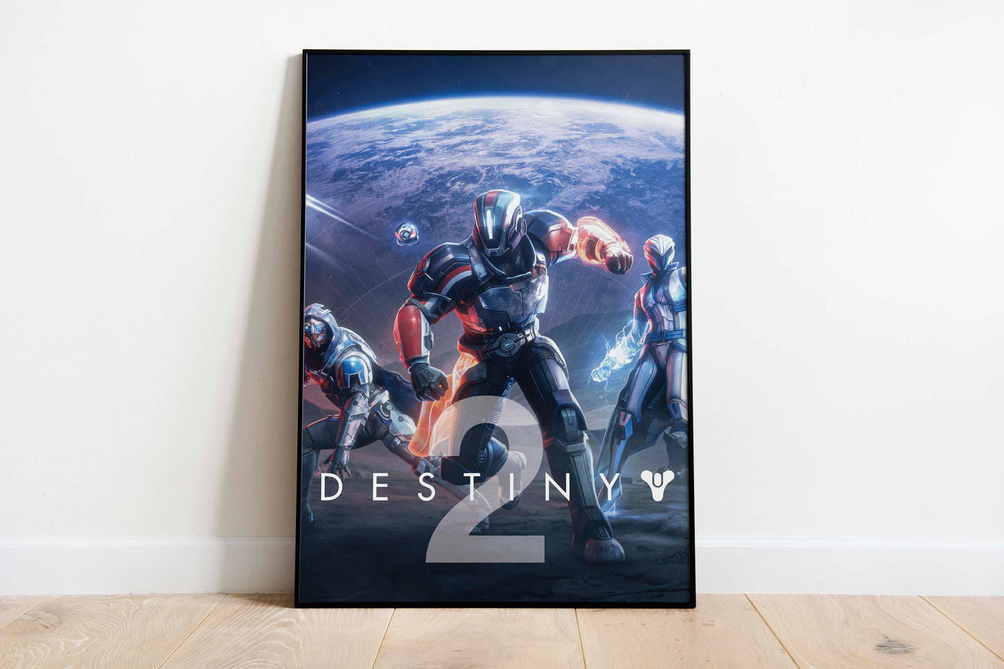 Destiny 2 Poster Futuristic Gaming Wall Art Galactic Room Decor Cosmic Adventure Print