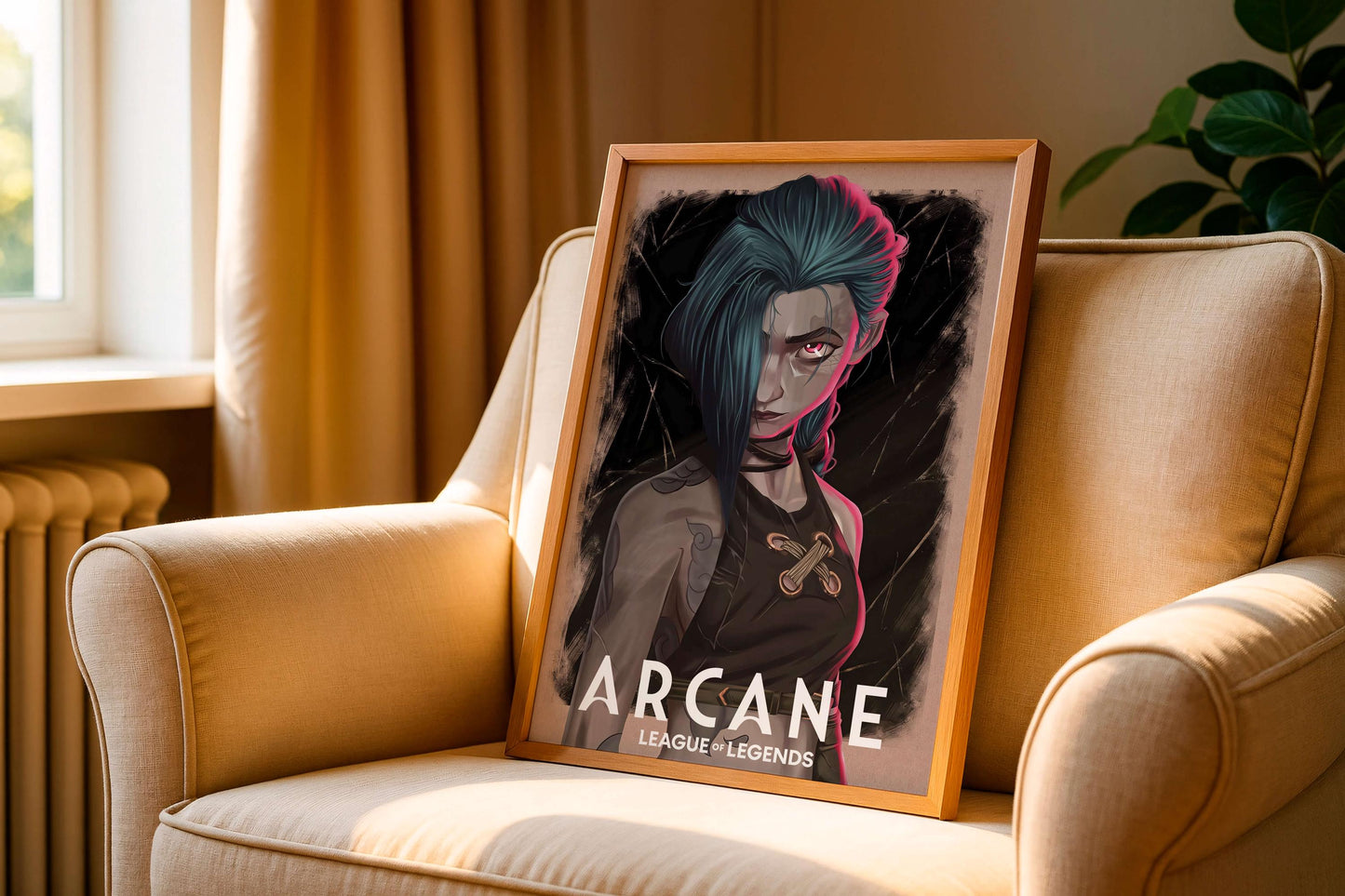 Arcane Inspired Poster, Gaming Room Wall Art Decor