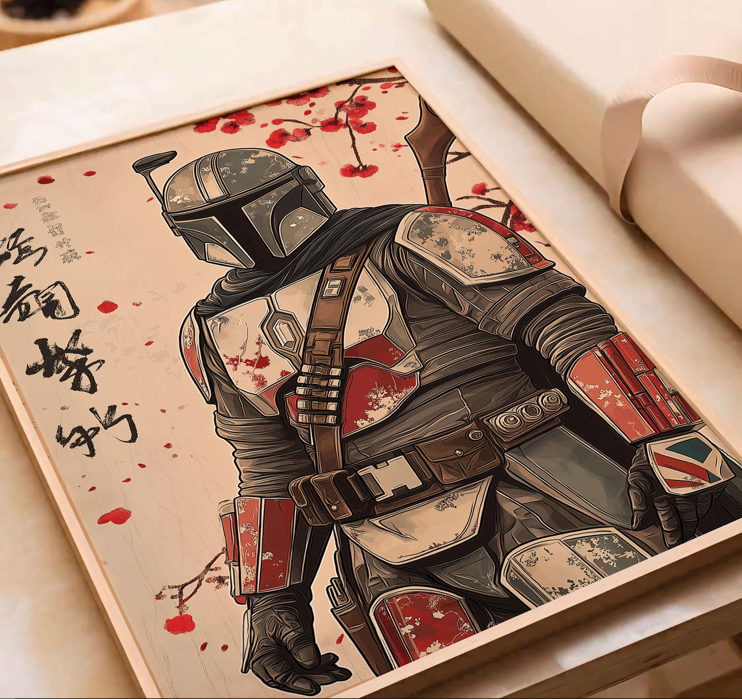 The Mandalorian Poster, Art Print, Star Wars Decor