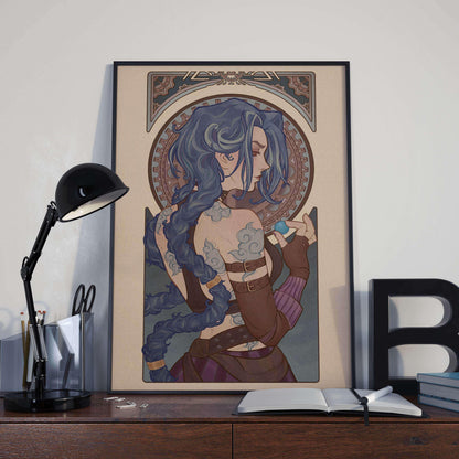 Arcane Inspired Poster, Gaming Room Wall Art Decor