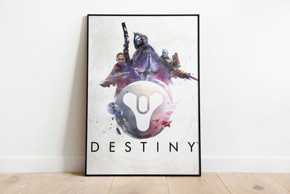 Destiny 2 Poster Futuristic Gaming Wall Art Galactic Room Decor Cosmic Adventure Print